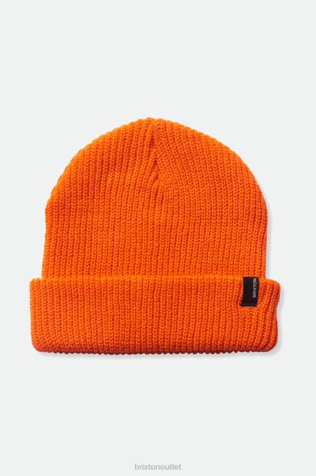 Men Brixton Athletic Orange Heist Beanie Accessories