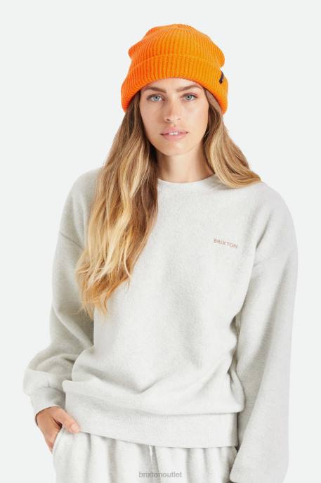 Men Brixton Athletic Orange Heist Beanie Accessories