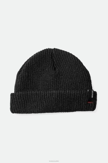 Men Brixton Black Baby Heist Beanie Accessories