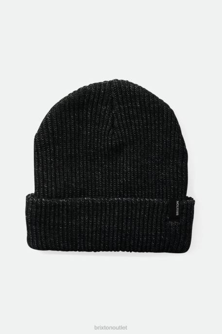 Men Brixton Black/Beige Heist Beanie Accessories