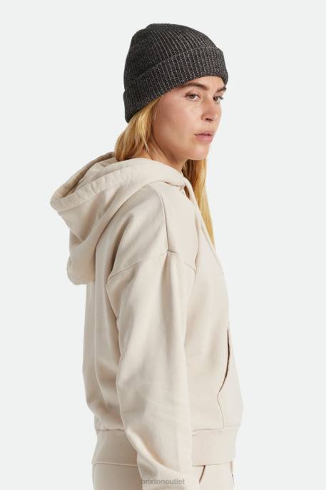 Men Brixton Black/Beige Heist Beanie Accessories