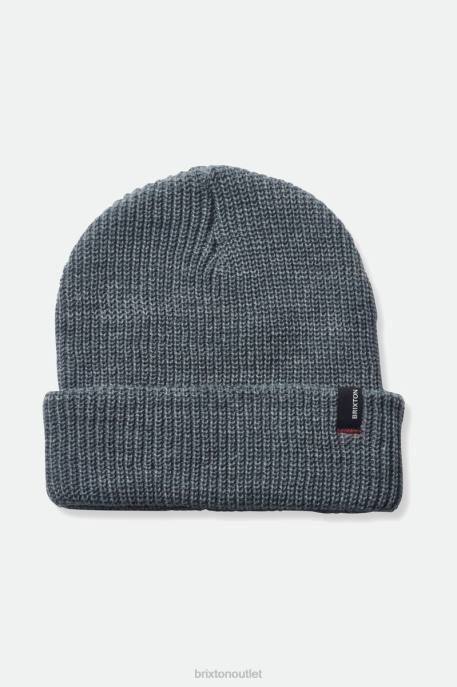 Men Brixton Heather Grey Heist Beanie Accessories