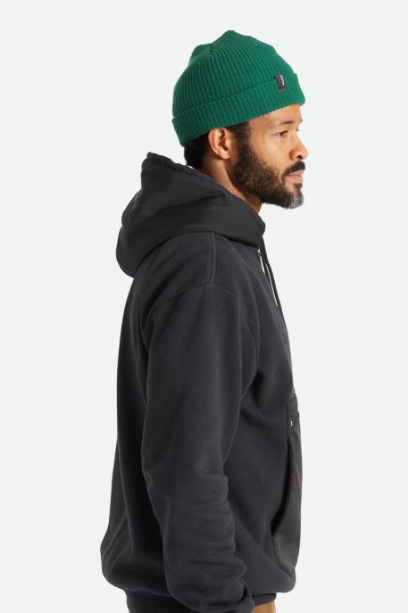 Men Brixton Hunter Green Heist Beanie Accessories
