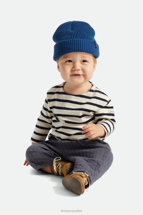 Men Brixton Joe Blue Baby Heist Beanie Accessories