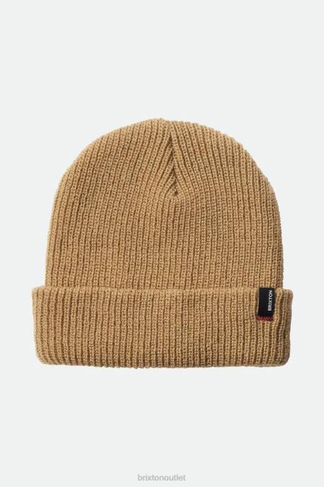 Men Brixton Khaki Sand Heist Beanie Accessories