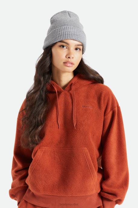Men Brixton Light Heather Grey Heist Beanie Accessories