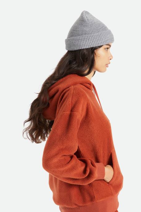 Men Brixton Light Heather Grey Heist Beanie Accessories