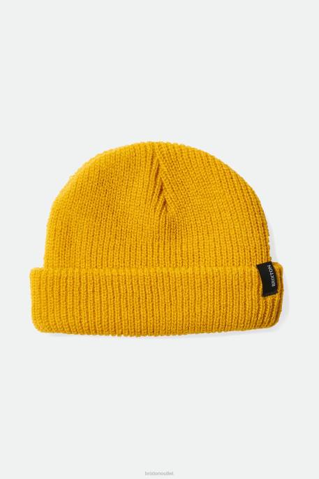 Men Brixton Mustard Baby Heist Beanie Accessories