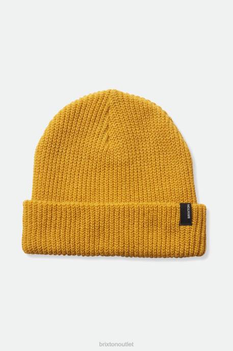 Men Brixton Mustard Heist Beanie Accessories