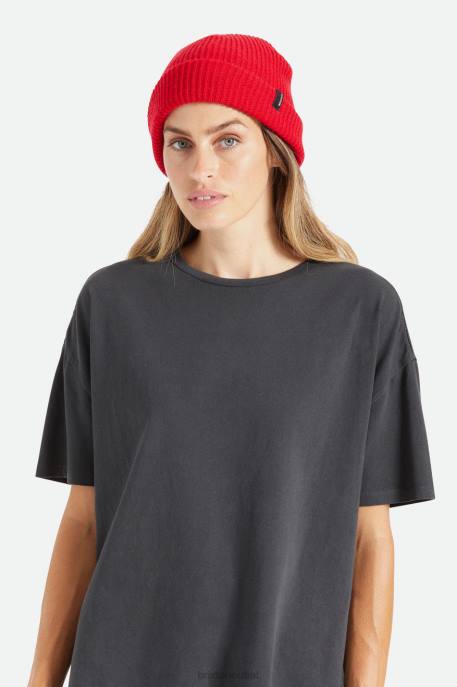 Men Brixton Red Heist Beanie Accessories