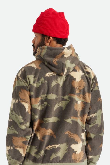 Men Brixton Red Heist Beanie Accessories