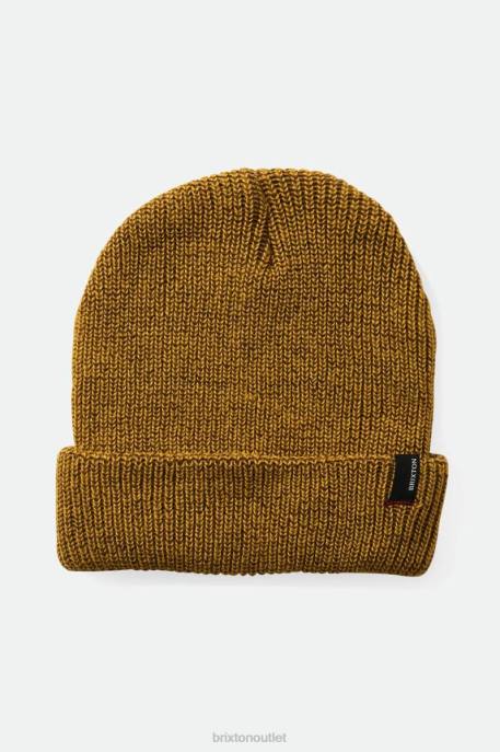 Men Brixton Weller Yellow/Twig Heist Beanie Accessories