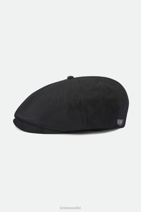 Men Brixton Black Brood Newsboy Cap Accessories
