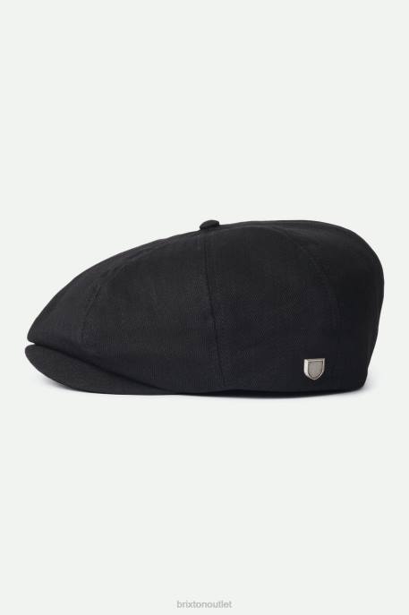 Men Brixton Black Brood Newsboy Cap Accessories