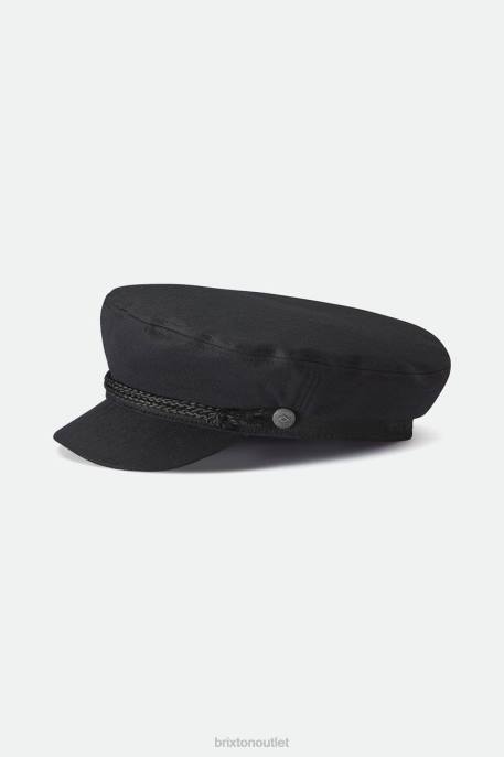 Men Brixton Black Fiddler Cap Accessories