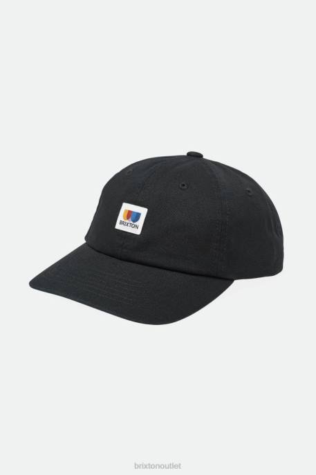 Men Brixton Black/White Alton LP Cap Accessories