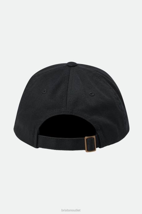 Men Brixton Black/White Alton LP Cap Accessories