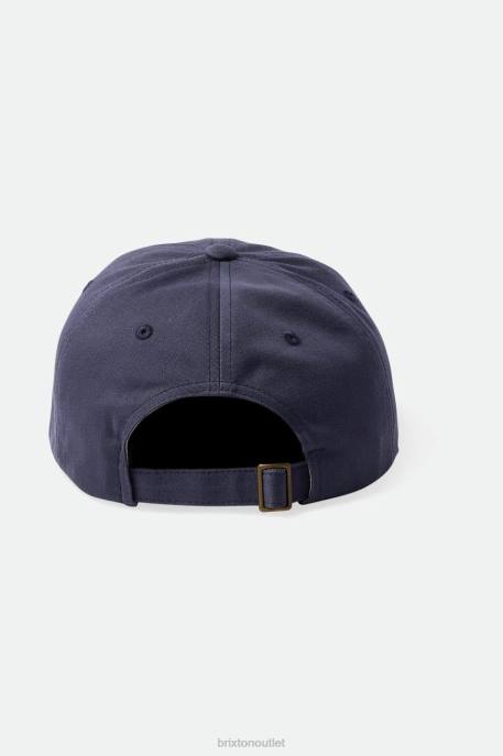 Men Brixton Navy Vintage Wash Alpha LP Cap Accessories