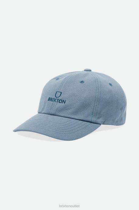Men Brixton Pacific Blue Vintage Wash Alpha LP Cap Accessories