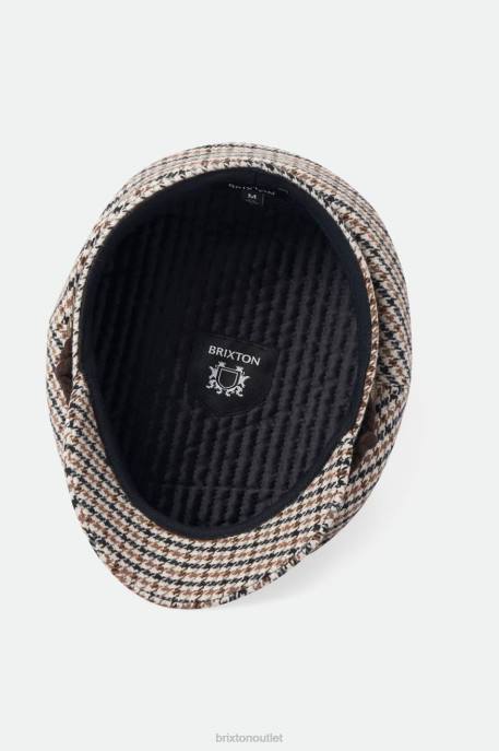 Men Brixton Sand/Dark Earth/Black Fiddler Fisherman Cap Accessories