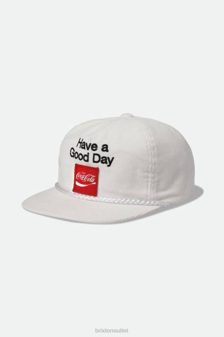 Men Brixton White Coca-Cola Good Day HP Cap Accessories