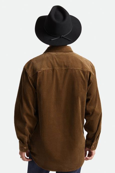 Men Brixton Black Wesley Fedora Accessories