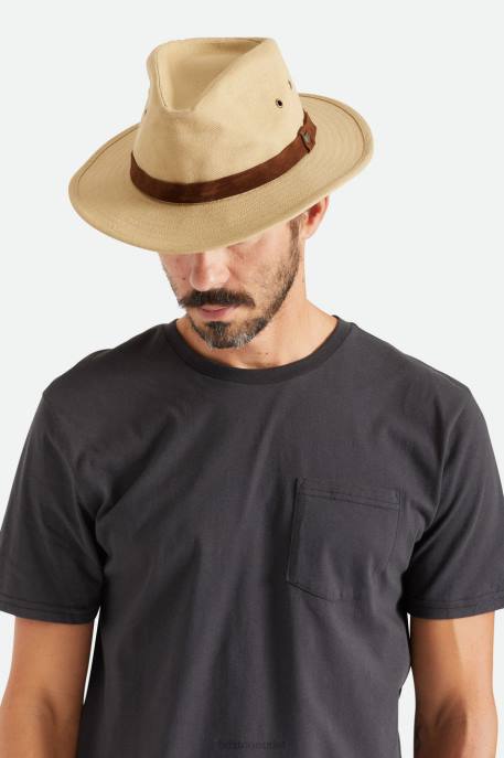 Men Brixton Safari Messer Adventure Fedora Accessories