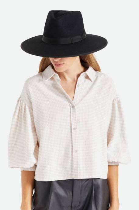 Men Brixton Black Jo Rancher Hat Accessories