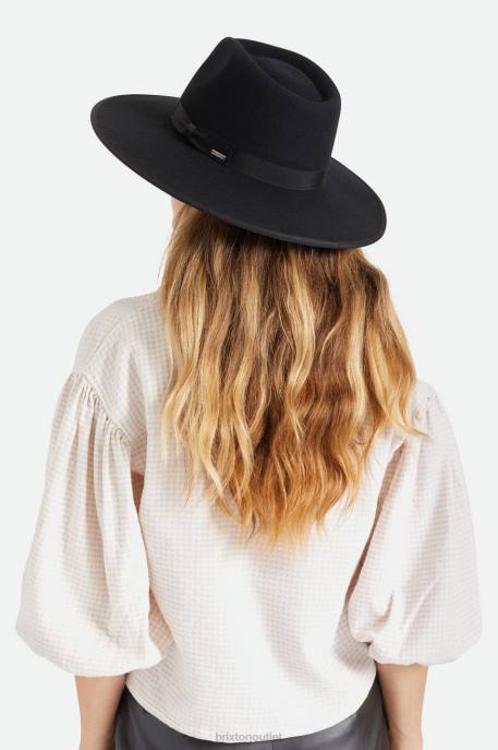 Men Brixton Black Jo Rancher Hat Accessories