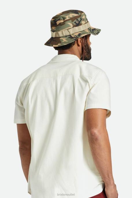 Men Brixton Camo Surplus Love Packable Bucket Hat Accessories