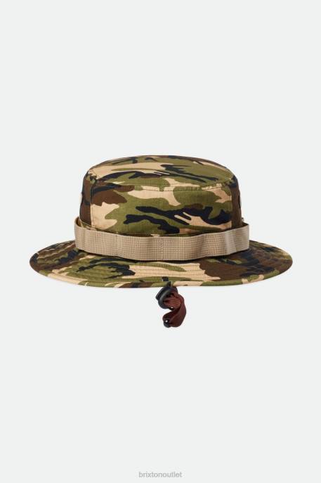 Men Brixton Camo Surplus Love Packable Bucket Hat Accessories