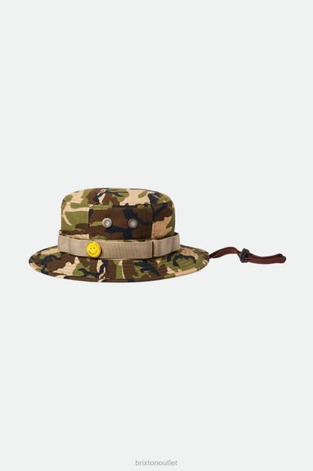 Men Brixton Camo Surplus Love Packable Bucket Hat Accessories