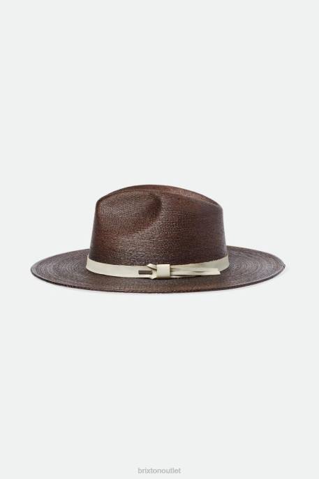 Men Brixton Dark Earth/Natural Field Proper Straw Hat Accessories
