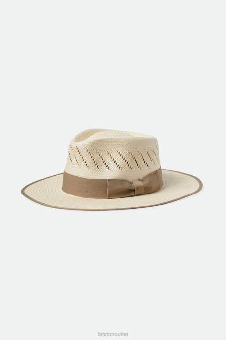 Men Brixton Natural Bandera Reserve Straw Hat Accessories