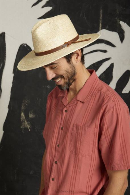Men Brixton Natural Field Proper Straw Hat Accessories