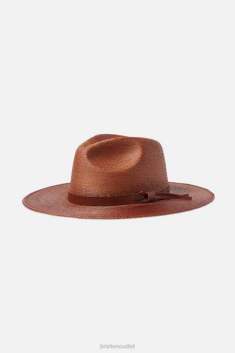 Men Brixton Rust Field Proper Straw Hat Accessories