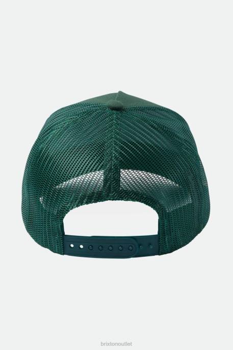 Men Brixton Spruce Alpha Block Netplus Trucker Hat Accessories