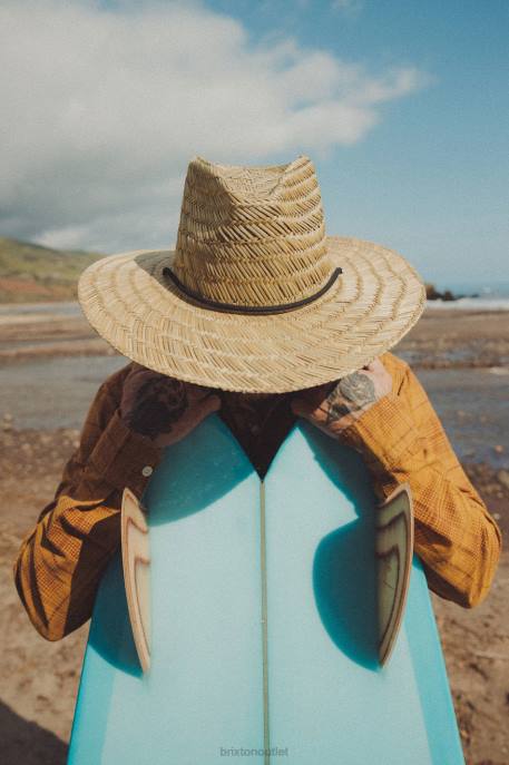 Men Brixton Tan Messer Lifeguard Hat Accessories