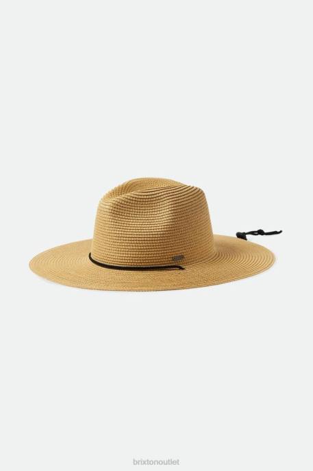 Men Brixton Tan Mitch Packable Sun Hat Accessories