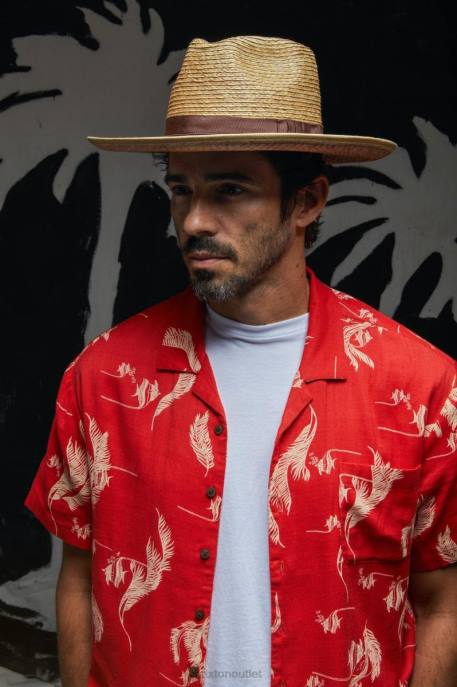Men Brixton Tan Reno Straw Hat Accessories