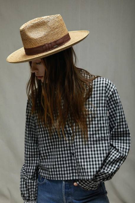 Men Brixton Tan Reno Straw Hat Accessories