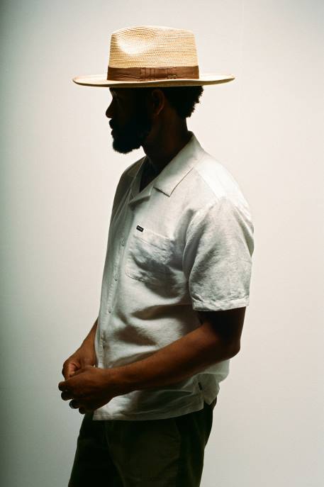 Men Brixton Tan Reno Straw Hat Accessories