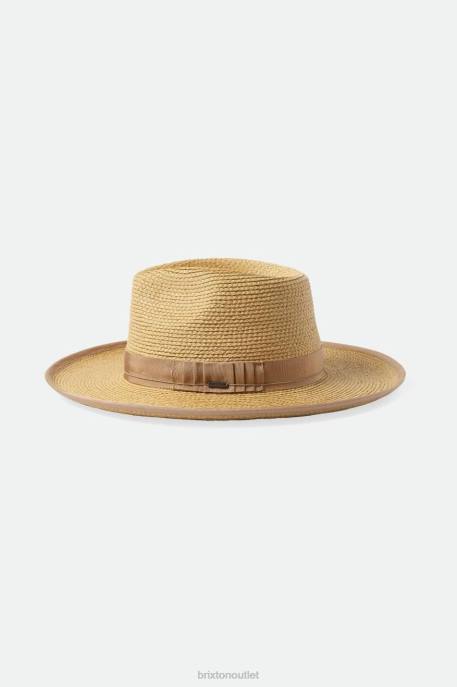 Men Brixton Tan/Tan Reno Straw Hat Accessories