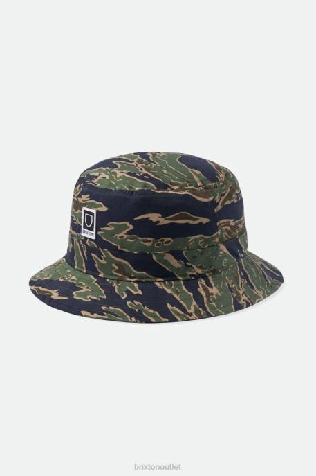 Men Brixton Tiger Camo Beta Packable Bucket Hat Accessories
