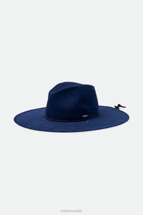 Men Brixton Washed Navy/Dusty Blue Field Sun Hat Accessories