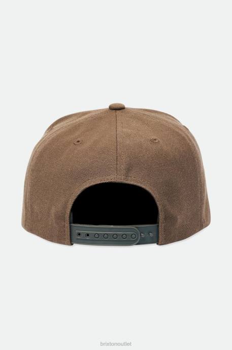 Men Brixton Dark Earth Oath III Snapback Accessories