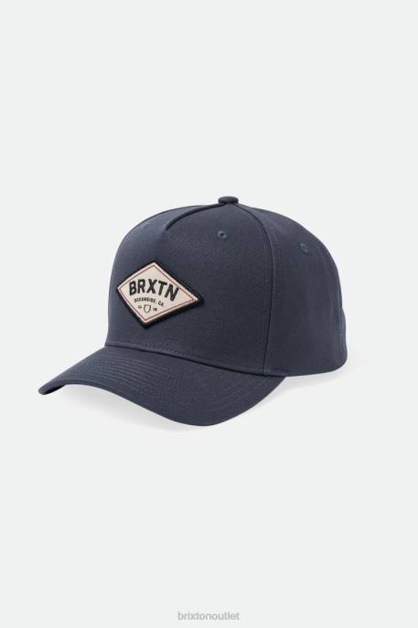 Men Brixton Washed Navy Tremont MP Snapback Accessories