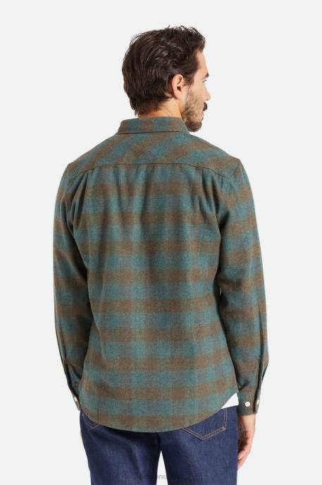 Men Brixton Ocean Bowery L/S Flannel Apparel