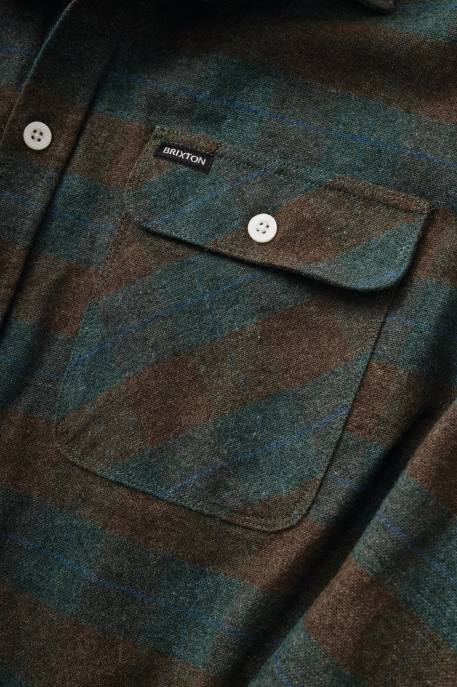 Men Brixton Ocean Bowery L/S Flannel Apparel