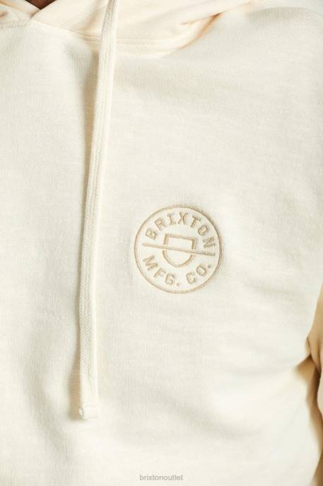Men Brixton Whitecap Crest Summer Weight French Terry Hood Apparel